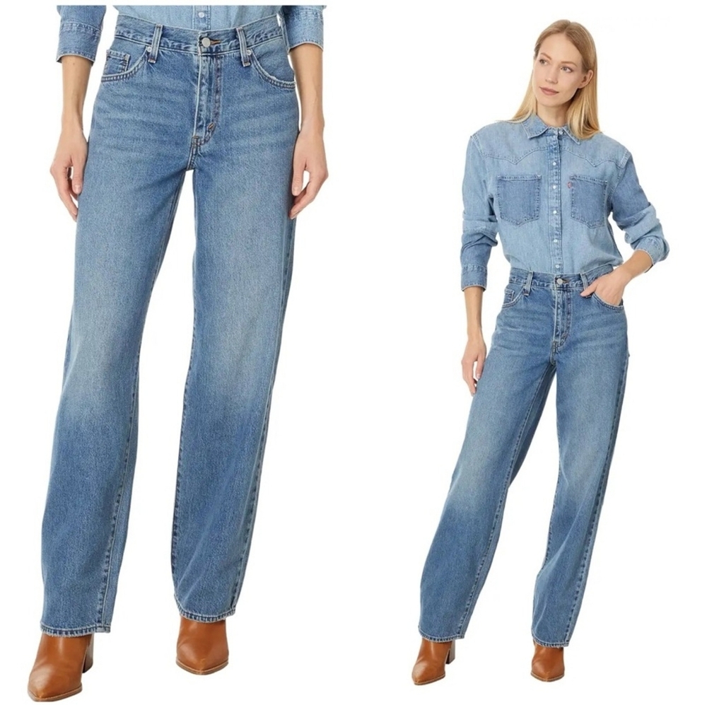 Levi's Baggy Dad Jeans Metaphor Mix Sz 26 Nwt - Picture 3 of 16